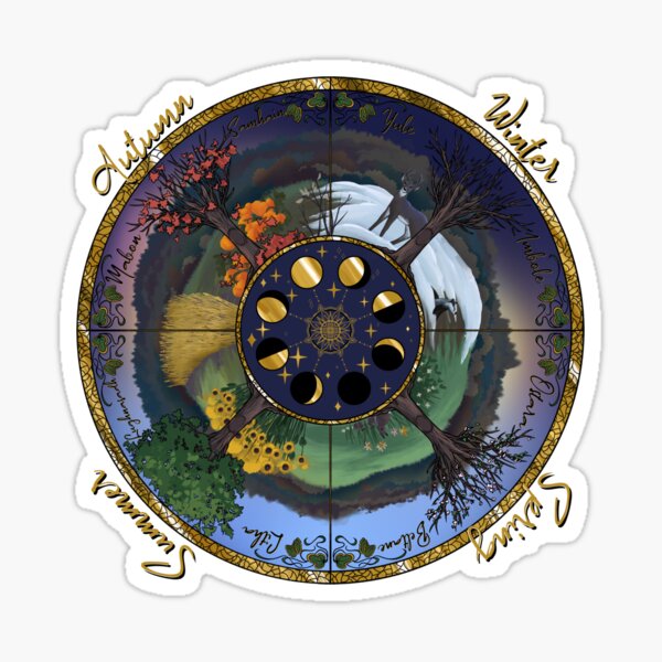 Wheel of the year Sticker