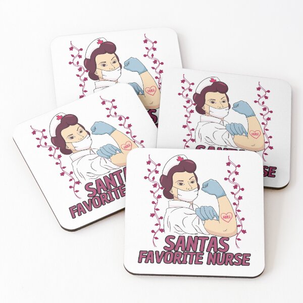 Item preview, Santas Favorite Nurse Christmas Nurse designed and sold by Club7Studios.