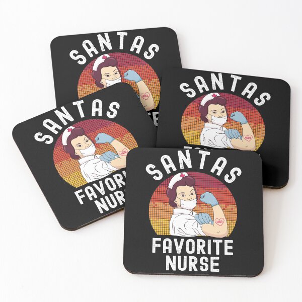Item preview, Santas Favorite Nurse Christmas Nurse designed and sold by Club7Studios.