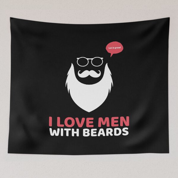 Item preview, I Love Men With Beards designed and sold by Shirtlify.