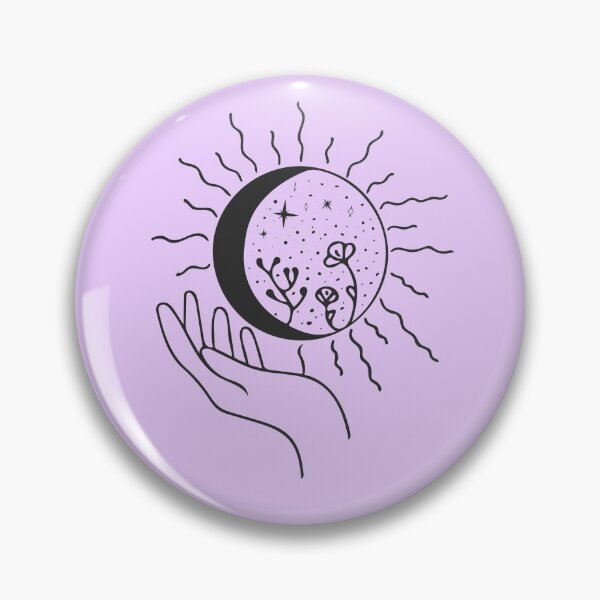 Item preview, Hand Moon and Sun Design designed and sold by MaevesArtShop.