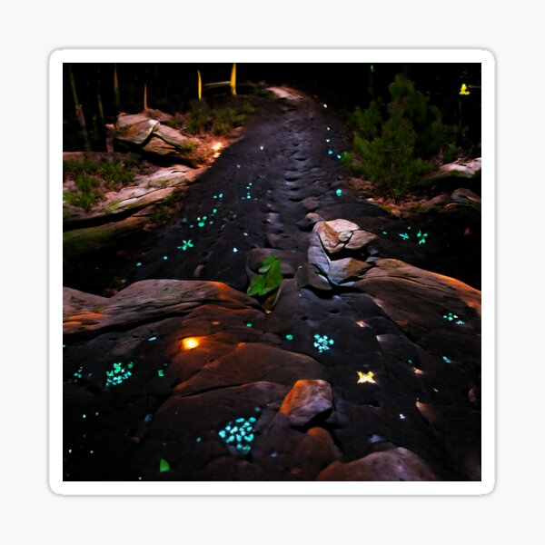 Speckled Path Sticker