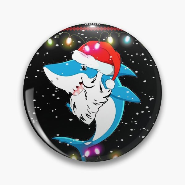 Item preview, santa shark hoo hoo sound snow merry christmas happy funny shark designed and sold by TheCarrier.