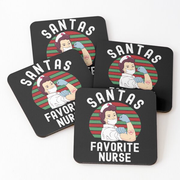 Item preview, Santas Favorite Nurse Christmas Nurse designed and sold by Club7Studios.