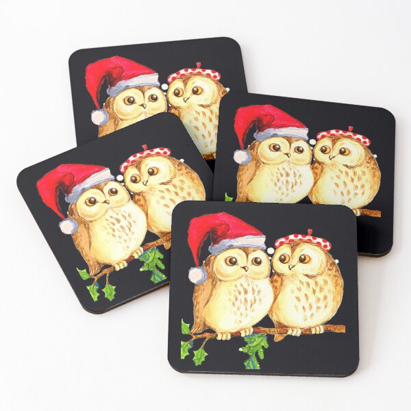 Item preview, Two Cute Owls- Vintage art! designed and sold by Goblinkind Publications.