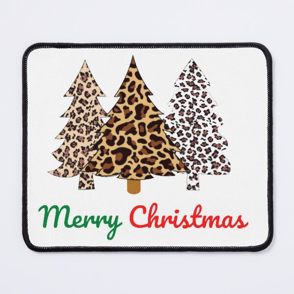 Item preview, Leopard print christmas tree tee designed and sold by cactus-nick.
