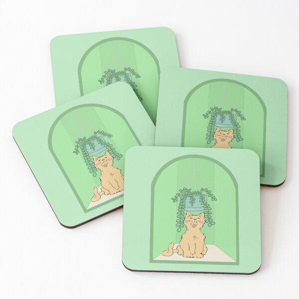 Item preview, Cats and Plants :) designed and sold by MaevesArtShop.
