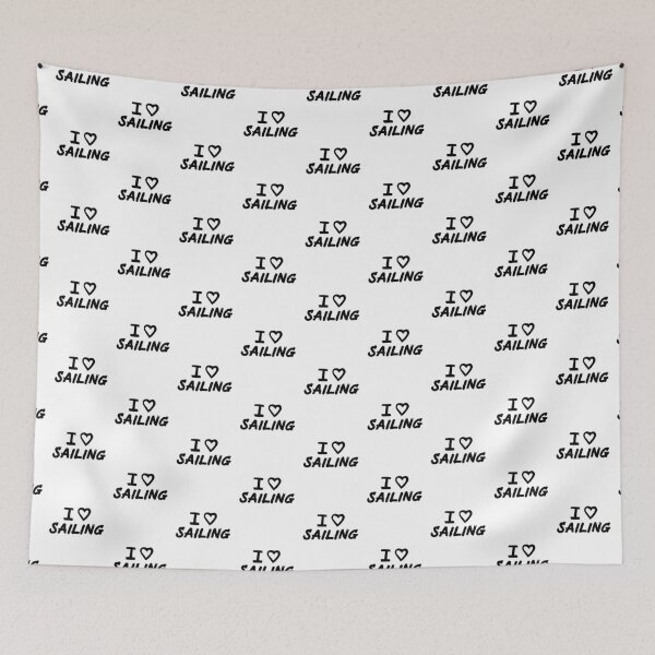 Item preview, I Love Sailing for Sailing Fans  designed and sold by Mochi-Merch.
