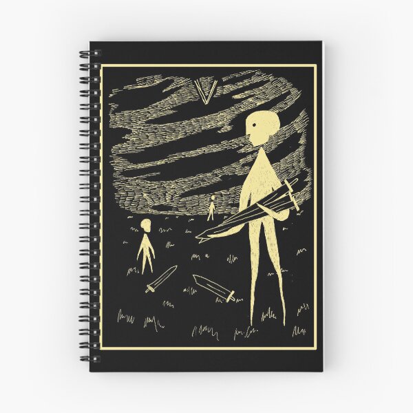 Item preview, The Five of Swords Tarot Card designed and sold by Owl-n-bear.