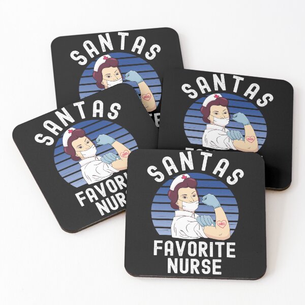 Item preview, Santas Favorite Nurse Christmas Nurse designed and sold by Club7Studios.