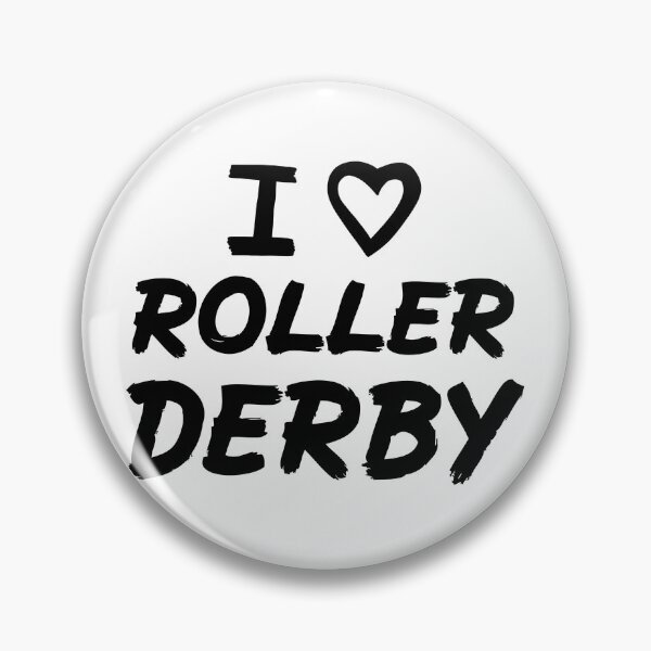 Aperçu de l'œuvre J'adore le roller derby pour les fans de roller derby créée et vendue par Mochi-Merch.