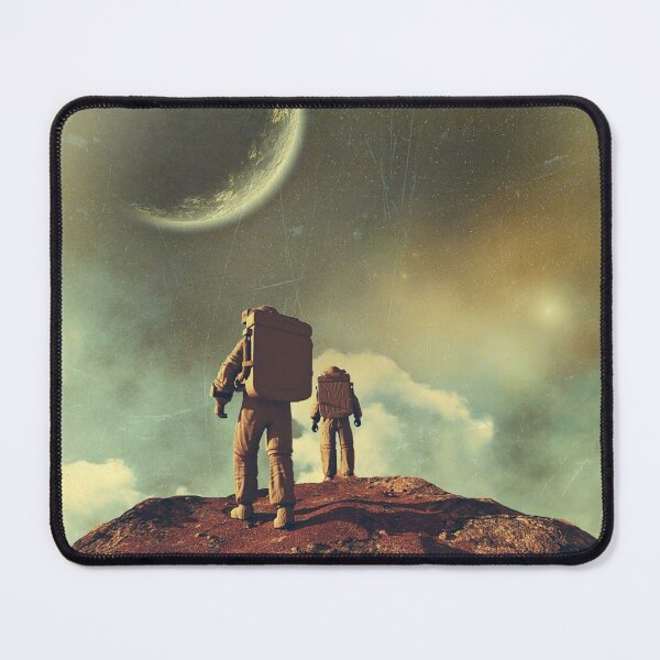 Item preview, Trip to Mars // surreal trippy cosmos digital collage designed and sold by Dorota Nowacka.