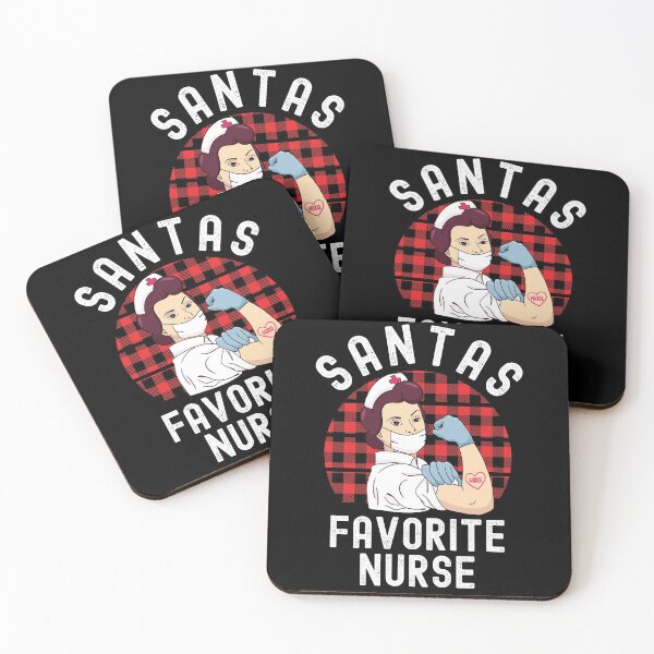 Item preview, Santas Favorite Nurse Christmas Nurse designed and sold by Club7Studios.