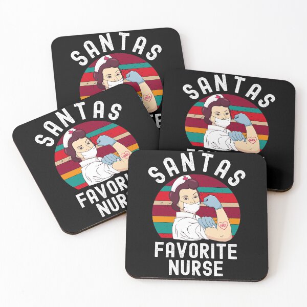 Item preview, Santas Favorite Nurse Christmas Nurse designed and sold by Club7Studios.