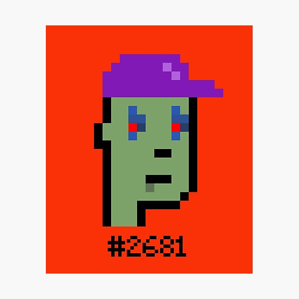 Item preview, CryptoPunks #2681 designed and sold by hodlerbrothers.
