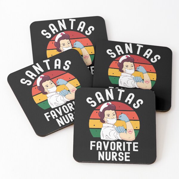 Item preview, Santas Favorite Nurse Christmas Nurse designed and sold by Club7Studios.