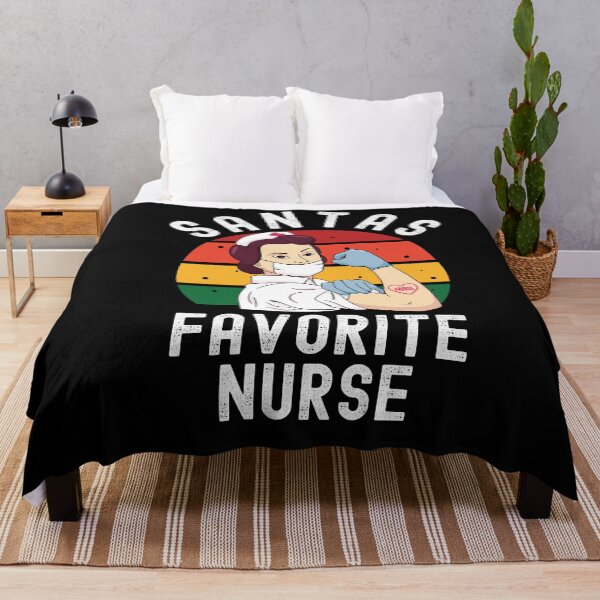 Item preview, Santas Favorite Nurse Christmas Nurse designed and sold by Club7Studios.
