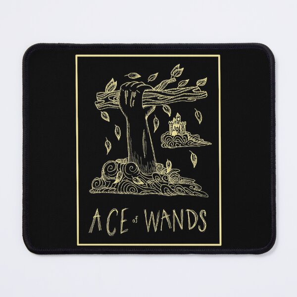 Item preview, The Ace of Wands Tarot Card designed and sold by Owl-n-bear.