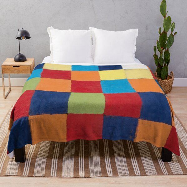 Item preview, Cuadro de colores de arte abstracto "Qu 1" (1930) pintado por Paul Klee designed and sold by Designedbysm.