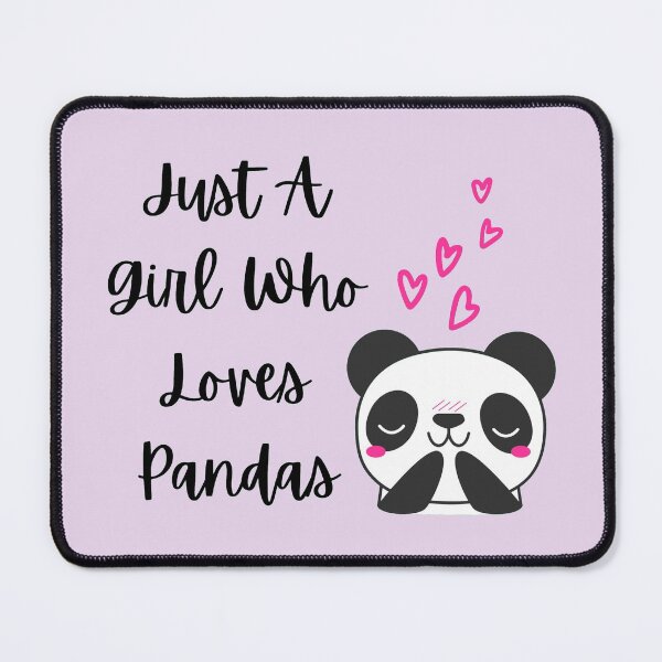 Item preview, Just A Girl Who Loves Pandas designed and sold by Nesro34.