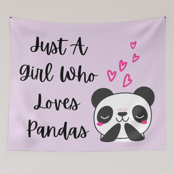 Item preview, Just A Girl Who Loves Pandas designed and sold by Nesro34.