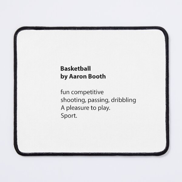 Item preview, Basketball Poem by Aaron Booth designed and sold by AmbroseLochlan.