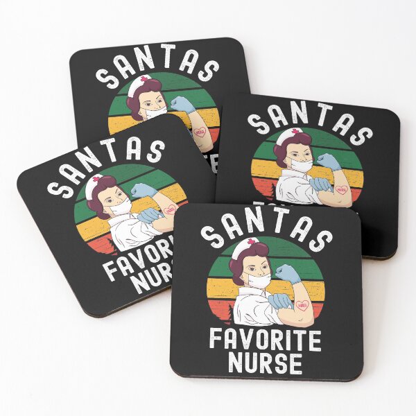 Item preview, Santas Favorite Nurse Christmas Nurse designed and sold by Club7Studios.