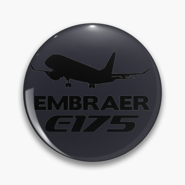Item preview, EMBRAER E175 Silhouette Print  designed and sold by Ljubomir Cvijovic.