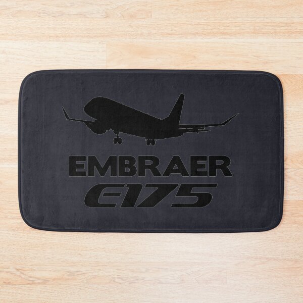 Item preview, EMBRAER E175 Silhouette Print  designed and sold by Ljubomir Cvijovic.