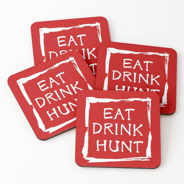 Item preview, Eat Drink Hunt designed and sold by artistoutfitter.