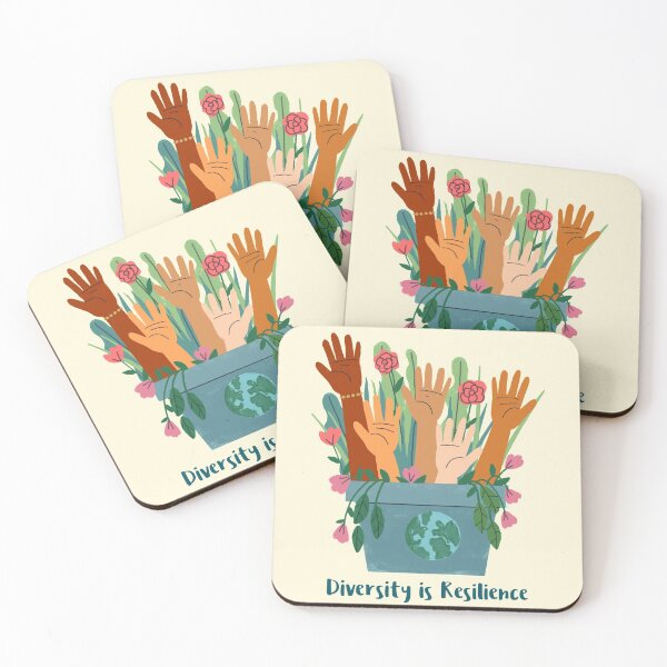 Item preview, Diversity Is Resilience. Lesson From Nature Human Rights Day designed and sold by Rebel-Design.