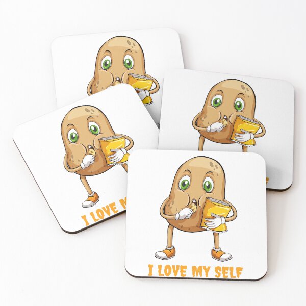Item preview, I Love My Self | Funny Cute Potatoman | Thanksgiving Saying T-Shirt | Potato TShirt For Men Women | Potato Gifts For Potato King Queen | Potato T-Shirt For Vegetarian designed and sold by THE ONE ⭐⭐⭐⭐⭐ (20k).