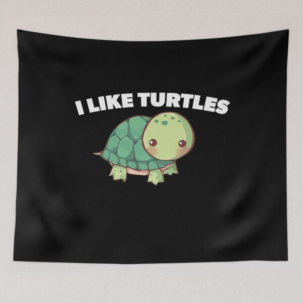 Item preview, Cute I like Turtles Turtle Day designed and sold by RoguePixel.