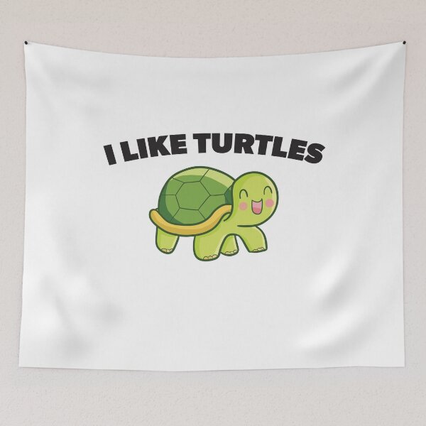 Item preview, Kawaii I like Turtles Turtle Day designed and sold by RoguePixel.