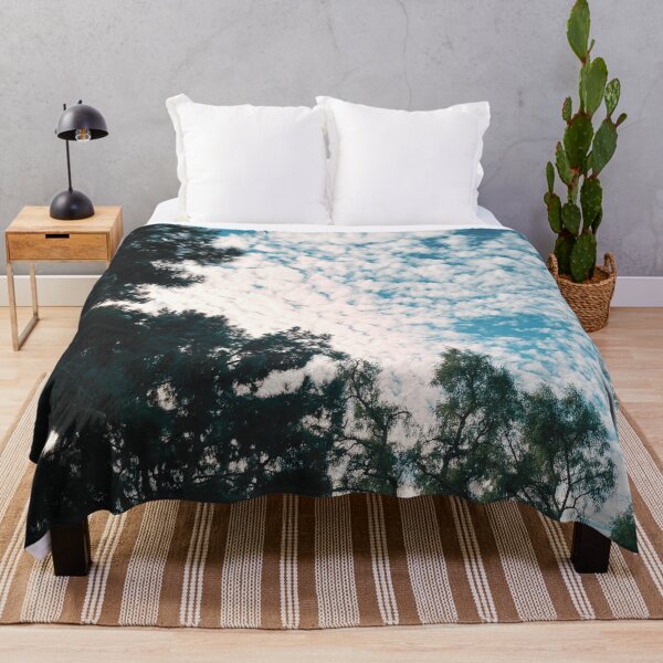 Item preview, Vintage Trees and Blue Skies with Clouds designed and sold by ColorfulPrints.