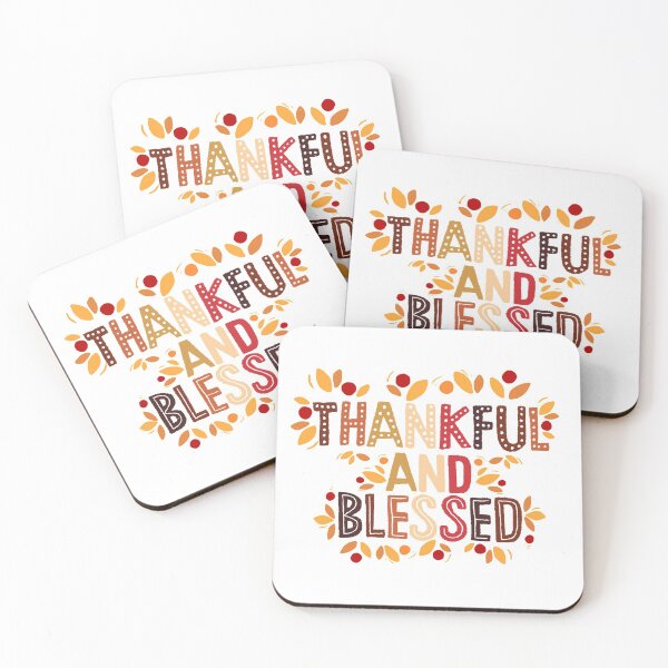 Item preview, Thankful And Blessed Thanksgiving designed and sold by JoysGallery.