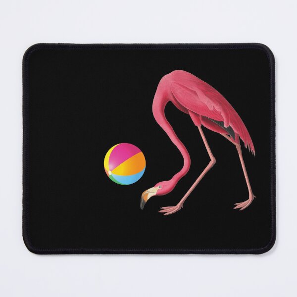 Item preview, Vintage Pink Flamingo: Beachball Player designed and sold by OutofFocusShop.