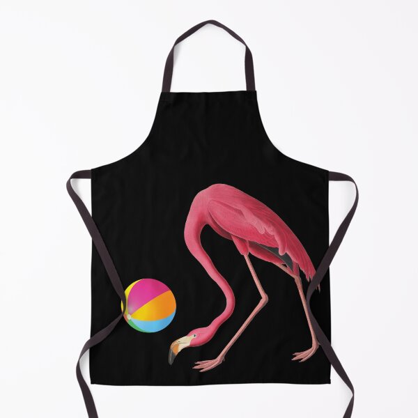 Item preview, Vintage Pink Flamingo: Beachball Player designed and sold by OutofFocusShop.