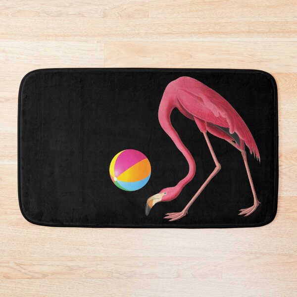 Item preview, Vintage Pink Flamingo: Beachball Player designed and sold by OutofFocusShop.