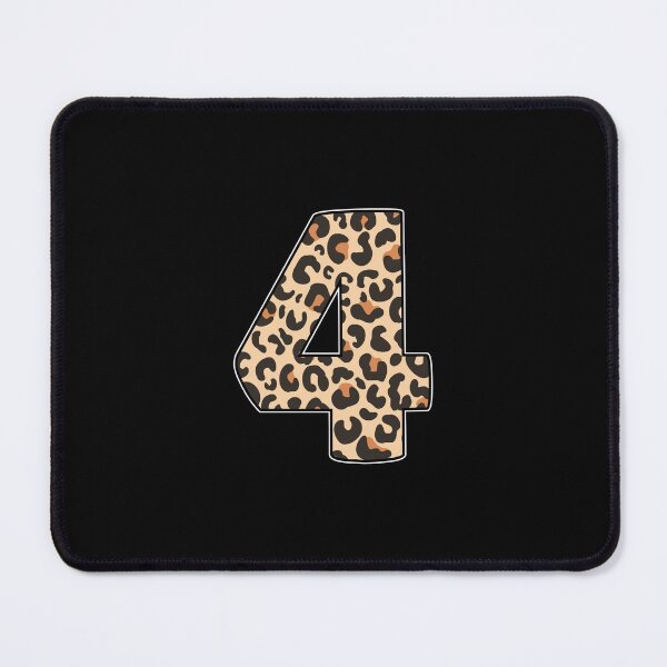 Item preview, Kid Leopard 4th Birthday, 4 Years Old Wild Animal, Number Four Safari Zoo designed and sold by singRsong.