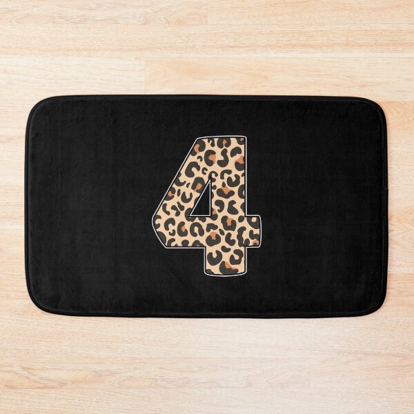 Item preview, Kid Leopard 4th Birthday, 4 Years Old Wild Animal, Number Four Safari Zoo designed and sold by singRsong.