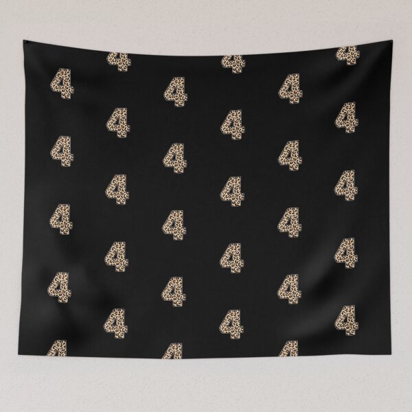 Item preview, Kid Leopard 4th Birthday, 4 Years Old Wild Animal, Number Four Safari Zoo designed and sold by singRsong.