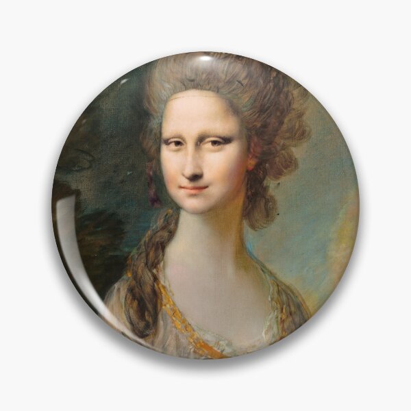 Item preview, Mona Lisa dressed as Mrs. Thomas Graham designed and sold by brushandframes.