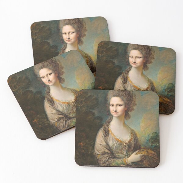 Item preview, Mona Lisa dressed as Mrs. Thomas Graham designed and sold by brushandframes.