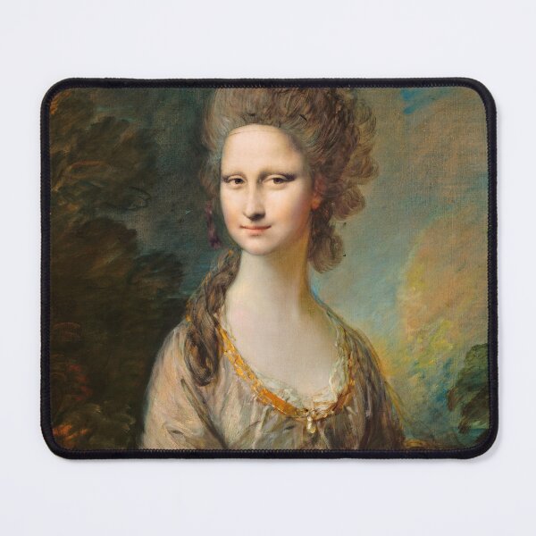 Item preview, Mona Lisa dressed as Mrs. Thomas Graham designed and sold by brushandframes.