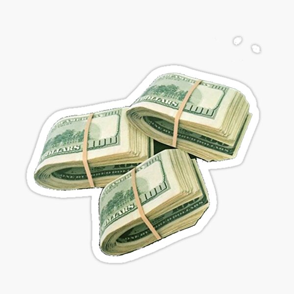 Money Sticker for Sale by Hey Nerd ⭐⭐⭐⭐⭐