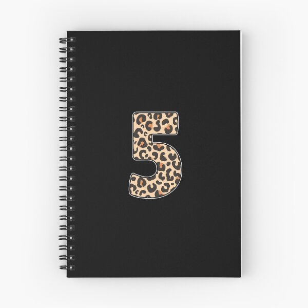 Item preview, Kid Leopard 5th Birthday, 5 Years Old Wild Animal, Number Five Safari Zoo designed and sold by singRsong.