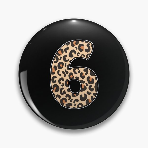 Item preview, Kid Leopard 6th Birthday, 6 Years Old Wild Animal, Number Six Safari Zoo designed and sold by singRsong.