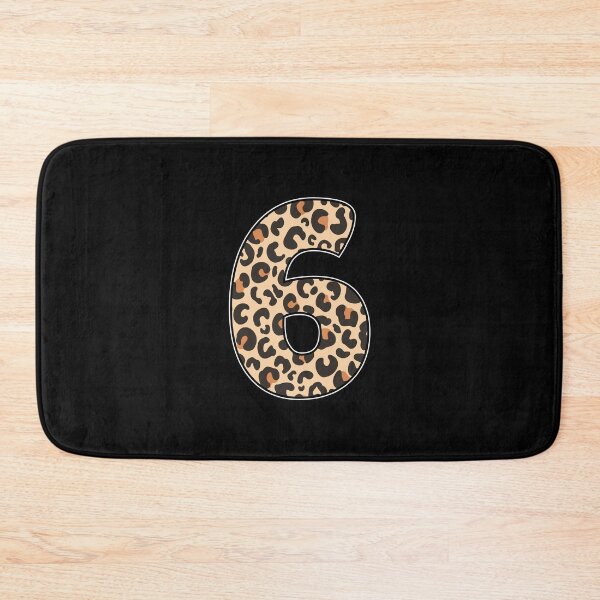 Item preview, Kid Leopard 6th Birthday, 6 Years Old Wild Animal, Number Six Safari Zoo designed and sold by singRsong.