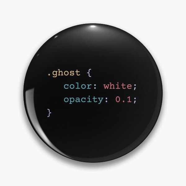 Item preview, Ghost As A CSS Code. HTML, Javascript, And CSS Design Are Always A Package. In This Case, Only CSS Ghost Appears On Your Shirt. But Is It? - Funny designed and sold by Programmer's  Life and Humor.